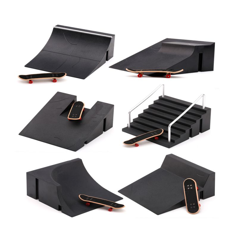 Kids Toys Under $10 - Mini Finger Ramp Skateboarding Metal Bridge