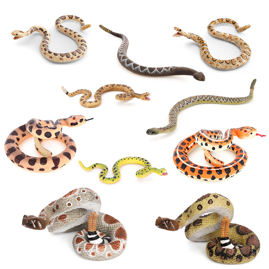 Kids Toys Under $10 - Realistic Wild Diamondback Rattlesnake Snake Reptile