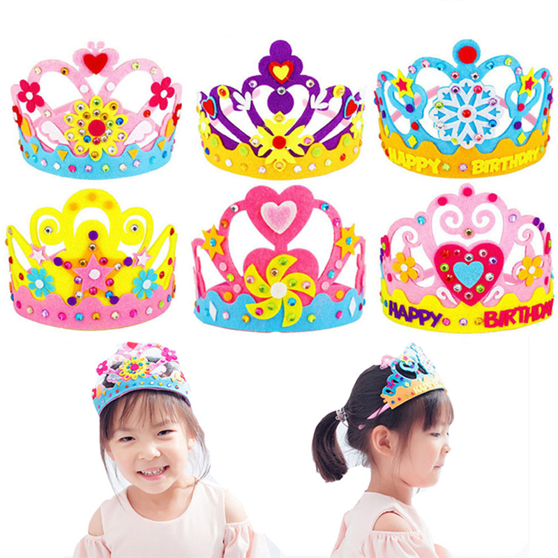 Kid Toys And Craft - DIY Crafts Toy Crown Creative Paper