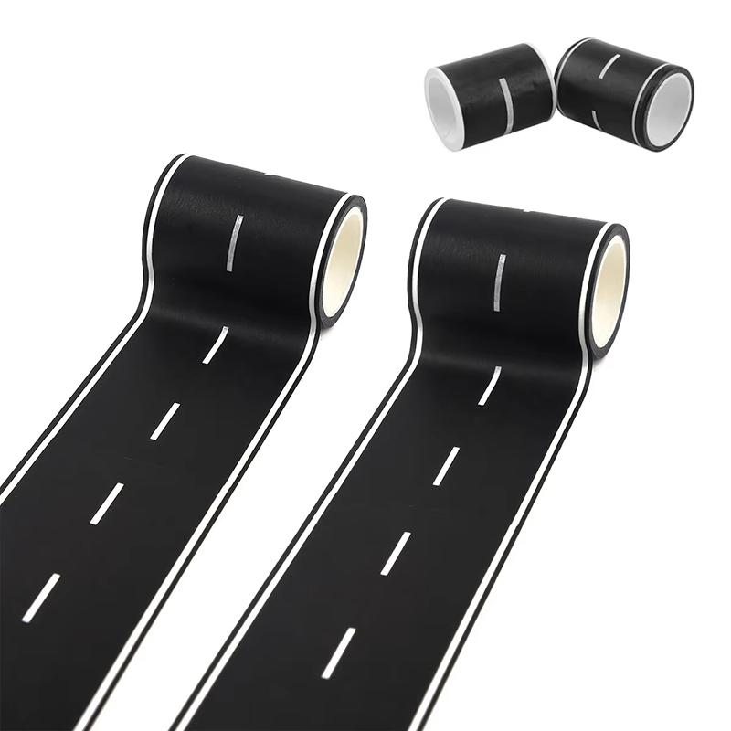 Kids Toys Kit - 1-2 Pcs Black Highway Tape Reusable