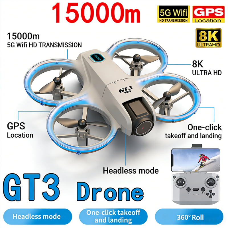 New GT3 MAX Drone 8K HD Aerial - огляд і ціна Kids Toys Drone