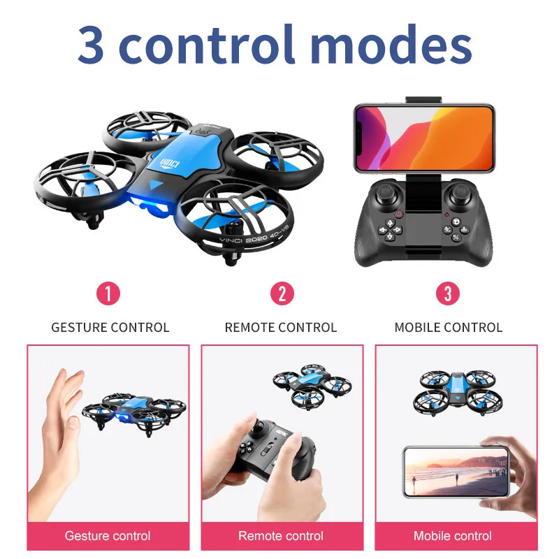 V8 New Mini Drone 4K Professio - огляд і ціна Kids Toys Drone