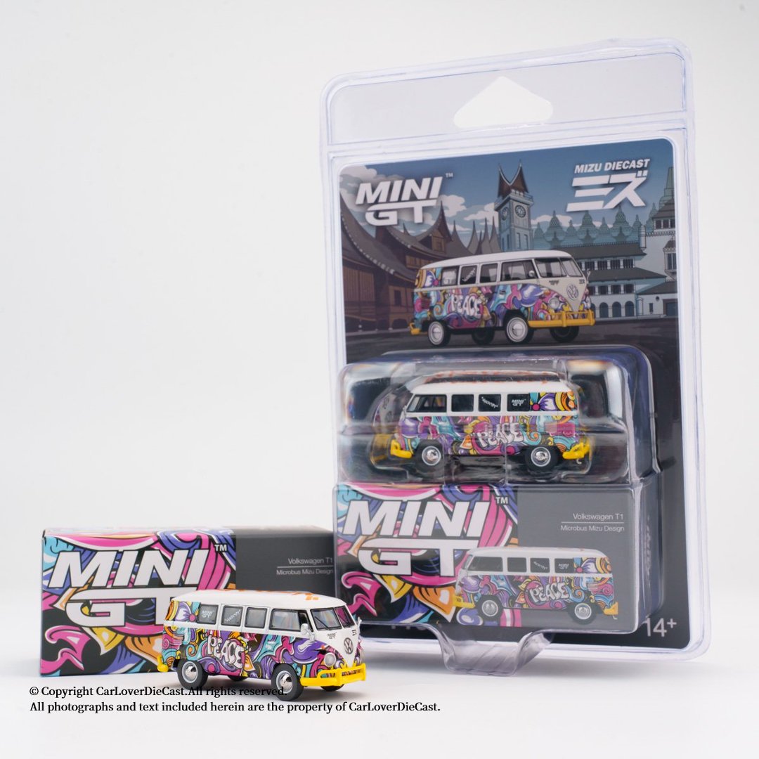 MINIGT 1:64 Volkswagen T1 Micr - огляд і ціна Kids Toys Cars