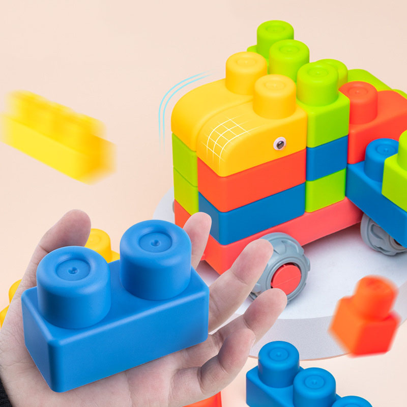 DIY Baby Soft Rubber Big Parti - огляд і ціна Kids Toys Lego