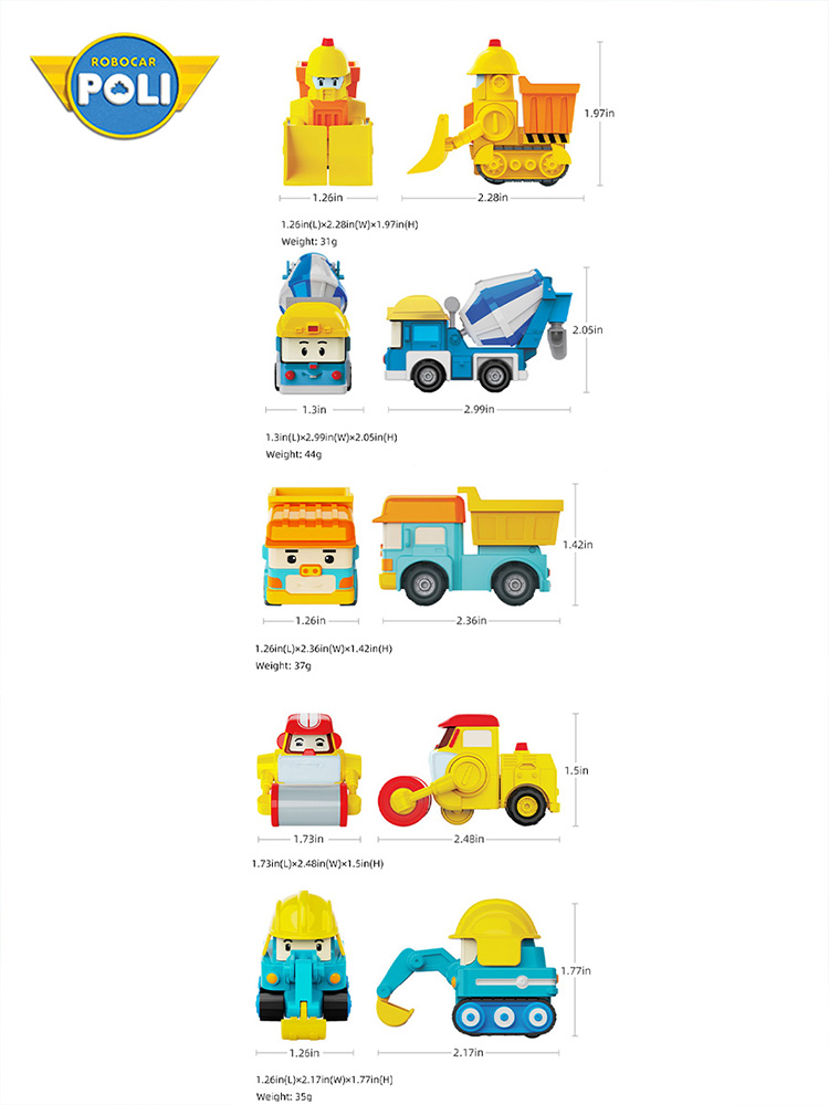 MINICAR Series Single Vehicle, - огляд і ціна Kids Toys Cars