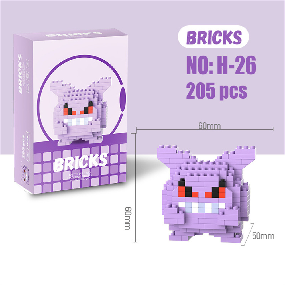 Pokemon Micro Building Blocks  - огляд і ціна Kids Toys Kit