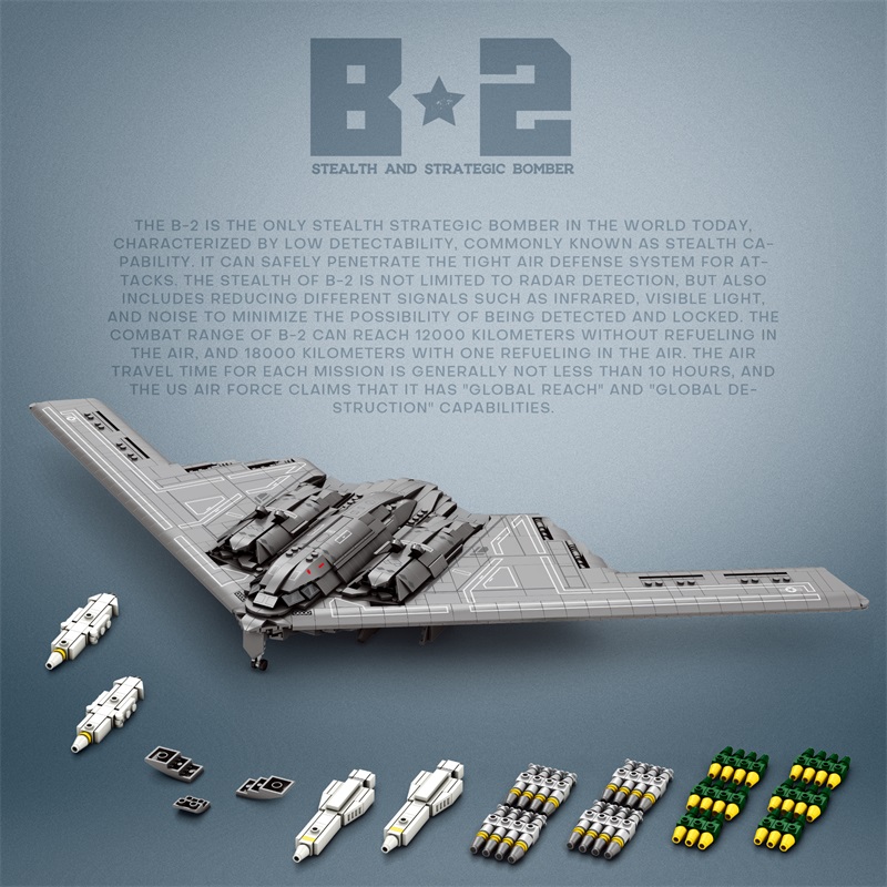 B2 Military Stealth And Strate - огляд і ціна Kids Toys Lego