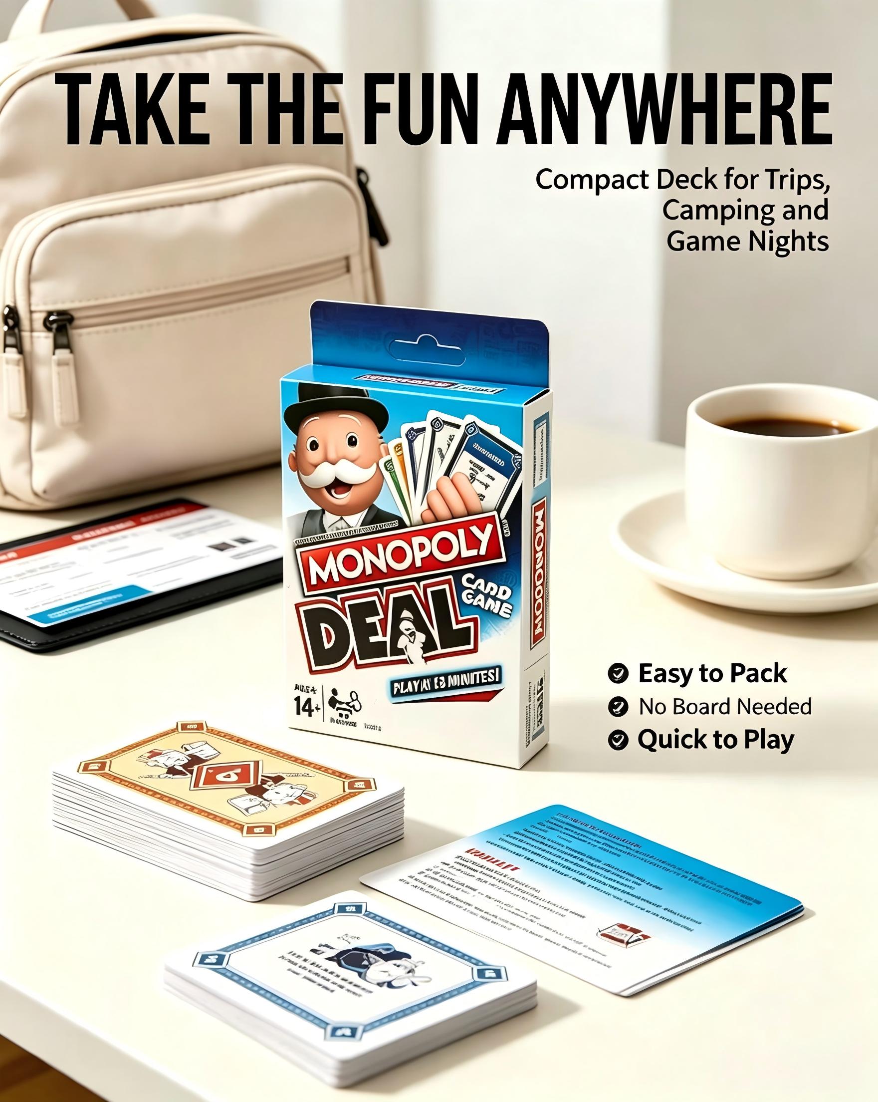 Hasbro Monopoly Deal Card Game - огляд і ціна Hasbro Game Monopoly