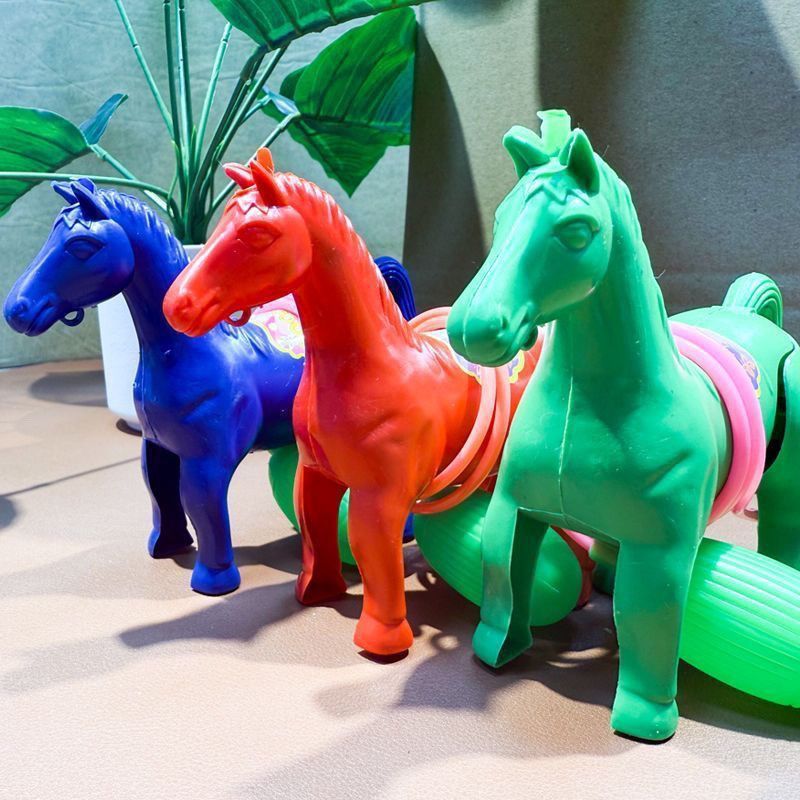 6PCS Pneumatic Powered Multi‑p - огляд і ціна Kids Toys Horse