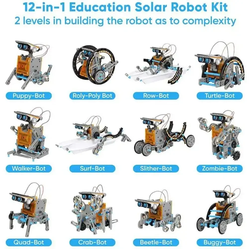 13 in 1 Solar Powered Robot Sc - огляд і ціна Kids Toys Lego